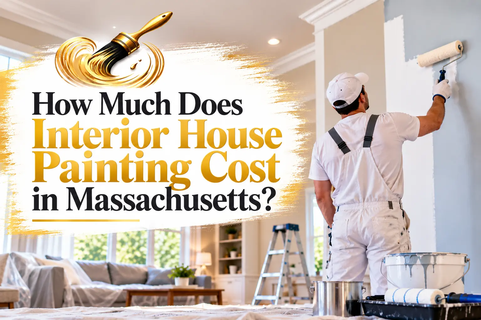 Interior House Painting Costs in Massachusetts